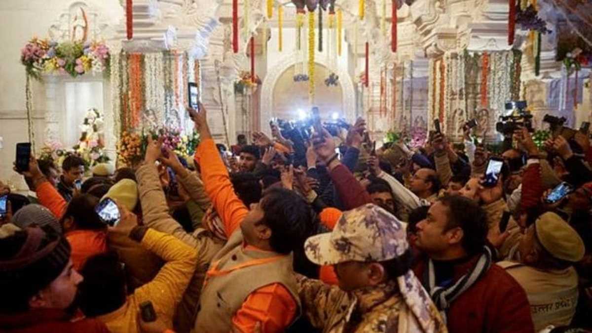 आम लोगों के लिए खुला राममंदिर, भारी संख्या में दर्शन के लिए पहुंचे श्रद्धालु